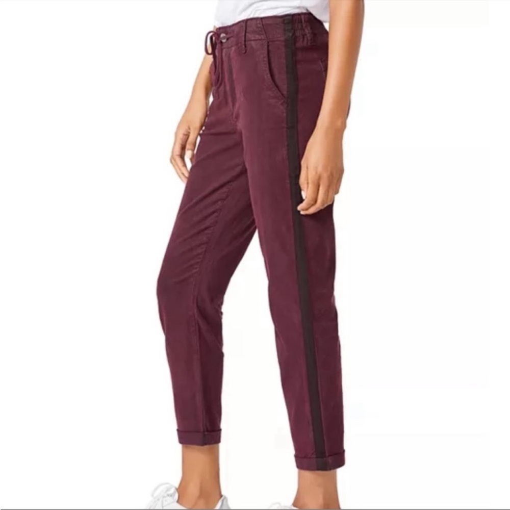 PAIGE Burgundy Ankle Pants